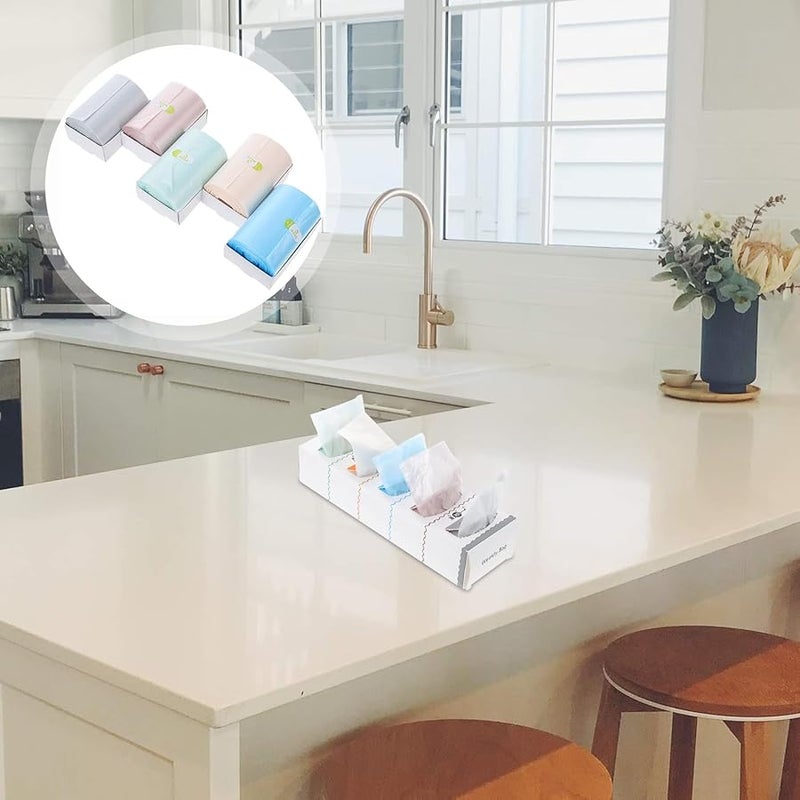 Small Thickened PE Trash Bags 250Pcs Disposable for Office Kitchen Desktop Waste Container - Image 4